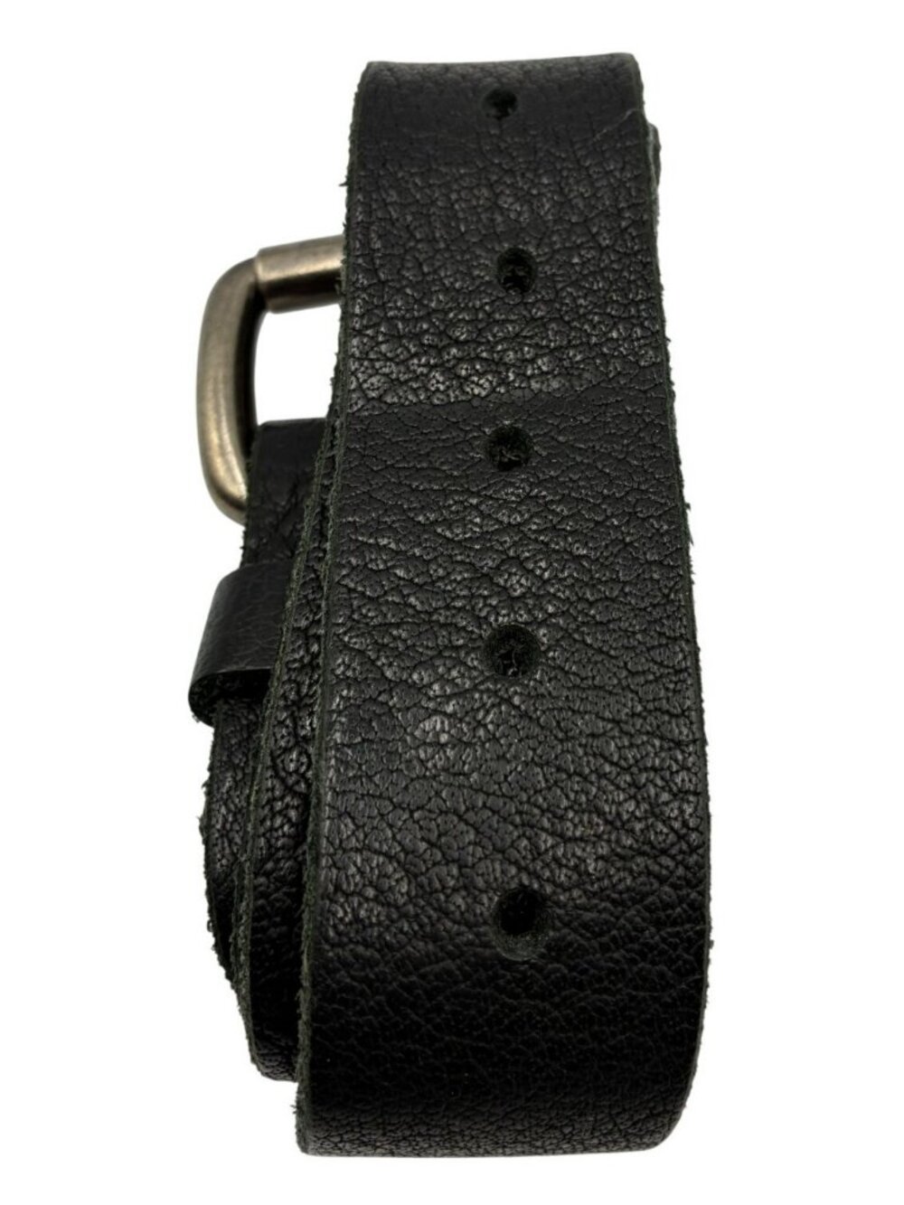 First Genuine Leather Black Belt For Men Size 60/150 Adjustable Durable Pakistan